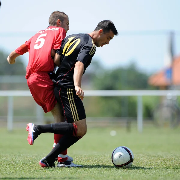 Nagybajom - Liceul Sportiv under 18 soccer game — Stock Photo, Image