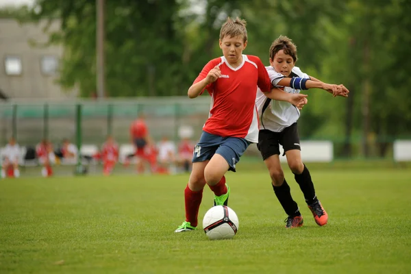 Futebol juvenil — Fotografia de Stock