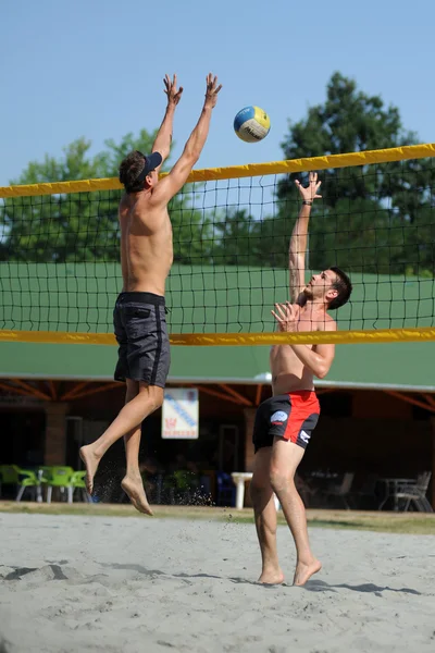 Voleibol de praia — Fotografia de Stock