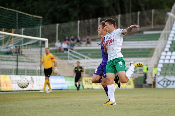 Kaposvar - Jeu de football Ujpest — Photo