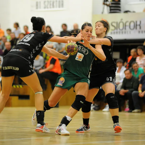 Siofok - Győr handbolls match — Stockfoto