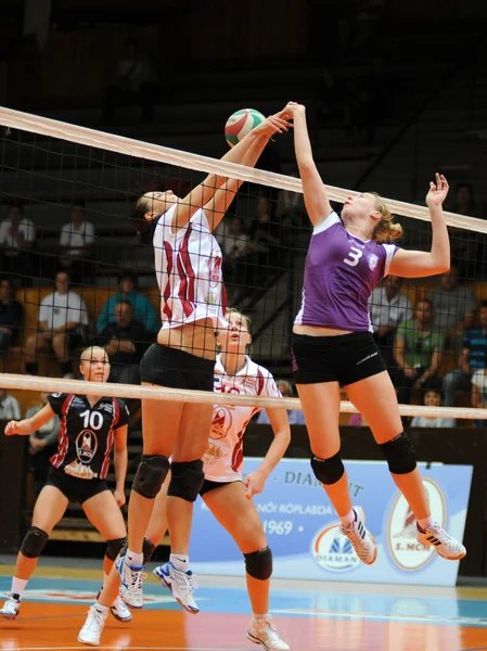 Kaposvar - Ujpest jogo de voleibol — Fotografia de Stock