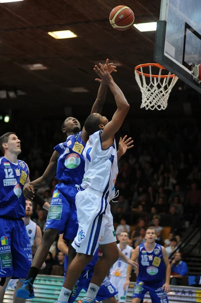 Kaposvar - Fehervar Basketball Spiel — Stockfoto