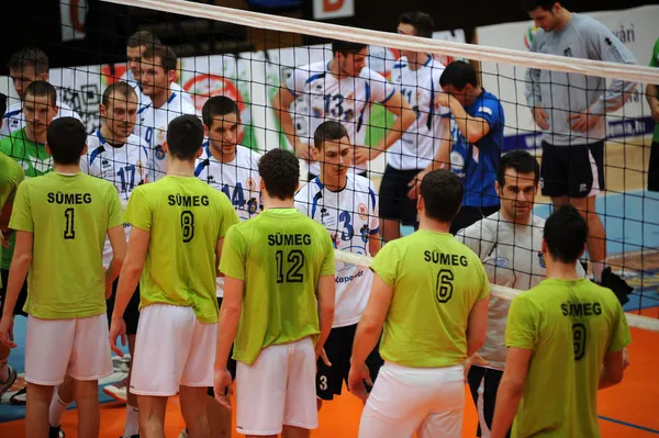 Kaposvar - sumeg Voleybol oyunu — Stok fotoğraf