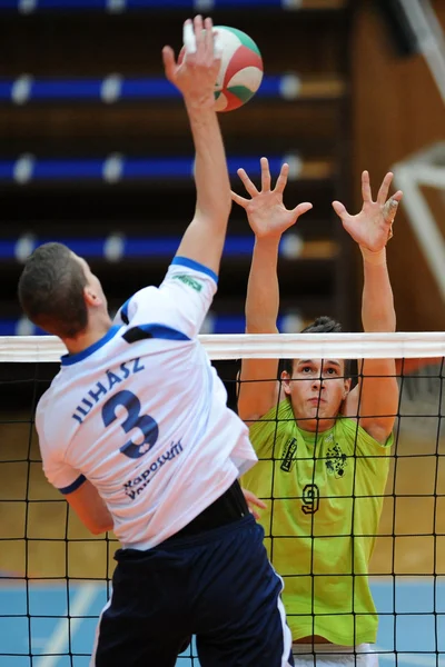 Jönköpings Södra - Sümeg Volleyboll spel — Stockfoto