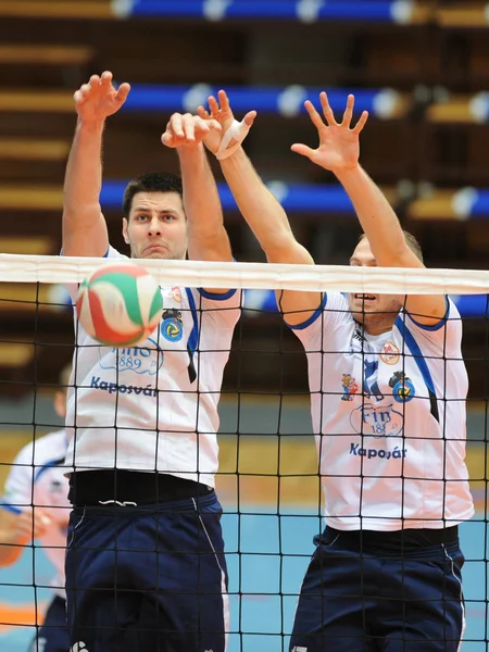 Jönköpings Södra - Sümeg Volleyboll spel — Stockfoto