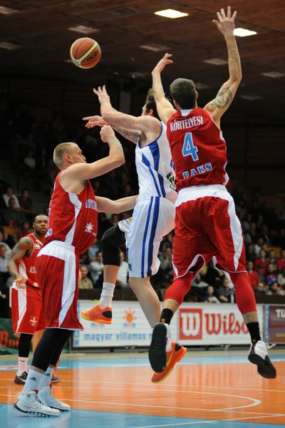 Kaposvar - Paks Basketball Spiel — Stockfoto