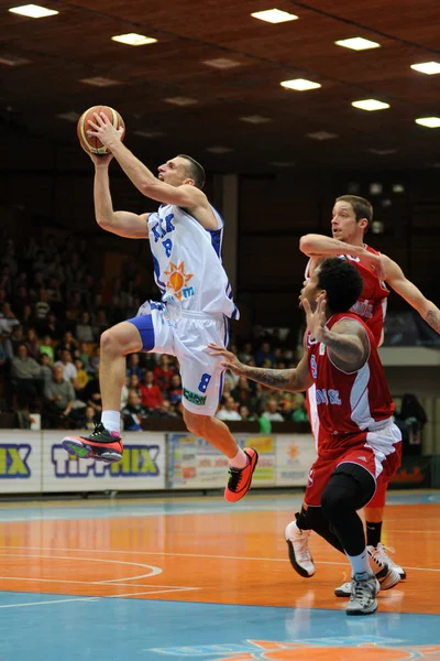 Kaposvar - Paks basketball game — Stock Photo, Image