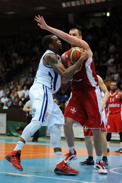 Kaposvar - Paks partita di basket — Foto Stock