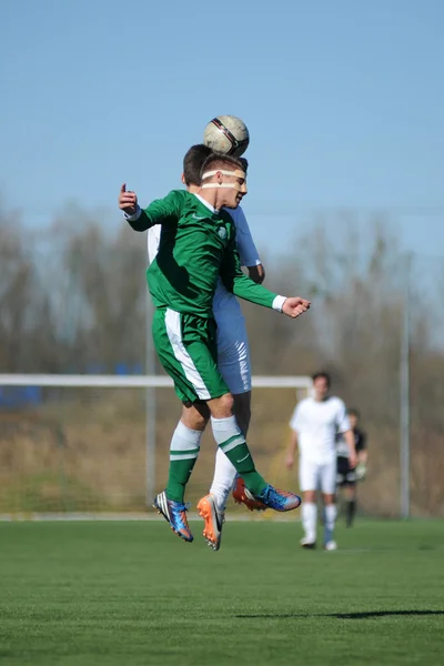 Kaposvar - Ferencvaros under 17 soccer game — Stock Photo, Image