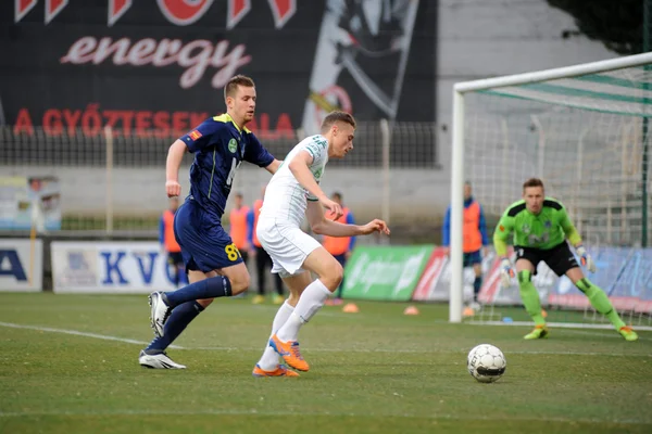 Kaposvar - Puskas Akademia partita di calcio — Foto Stock