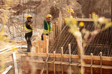 The grandiose construction of a residential area in the resort town of Ashkelon in the south of the country. Type of building objects new technologies. Israel, August 2021