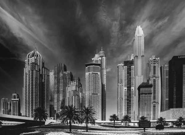 Dubai Amazing City Center View Luxurious Skyscrapers Beautiful Sky United — Stock Photo, Image