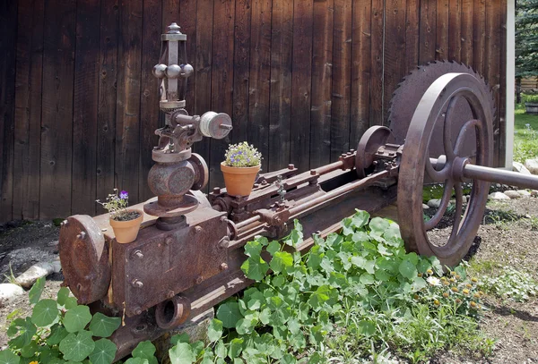 Starý rezavý stroj — Stock fotografie