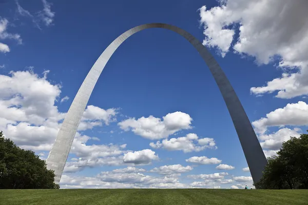 Arco da porta de entrada de St. Louis — Fotografia de Stock