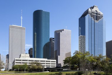 Houston şehir merkezinde, texas