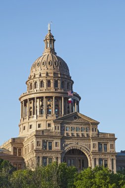 State Capital of Texas in Austin at Sunset clipart