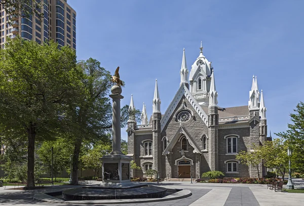 Aulan på temple square i salt lake city, utah — Stockfoto