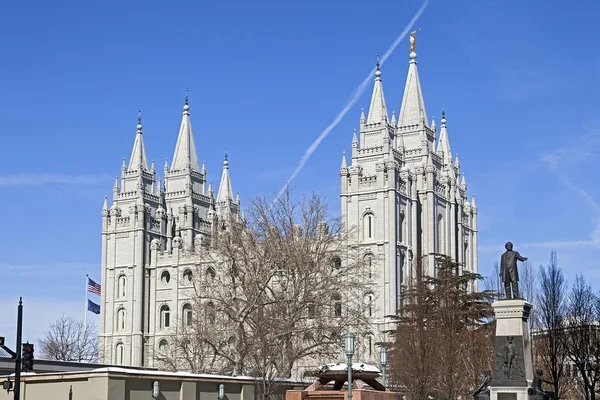 De tempel zoutmeer in utah — Stockfoto