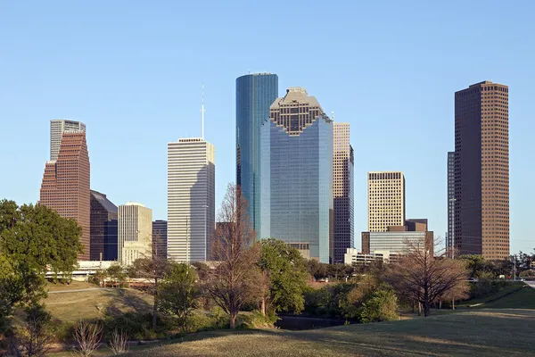 Houston, texas no centro, — Fotografia de Stock