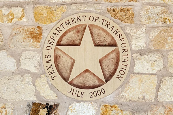 Символ Техасского транспорта — стоковое фото