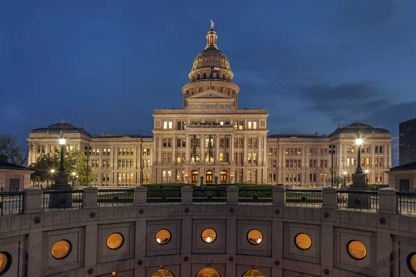 Capitólio Estadual do Texas à noite — Fotografia de Stock