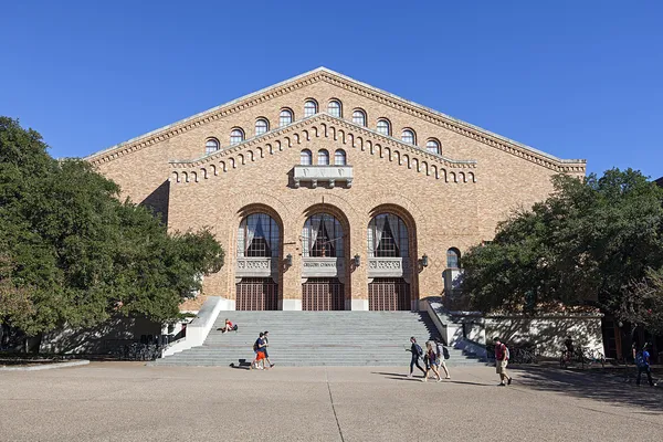 グレゴリー体育館建物のテキサスの大学 — ストック写真