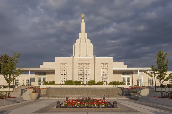 Mormon Temple in Idaho Falls, ID — Stock Photo, Image