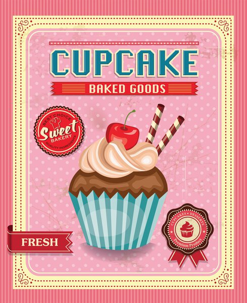 Дизайн плаката в стиле ретро
