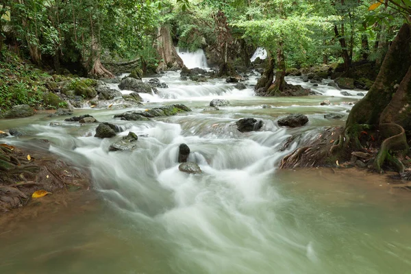 Tao Thong Waterfall Tambol Bor Saen Amphur Tup Bud Phangnga — Foto Stock