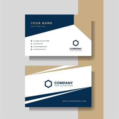 Profesyonel yaratıcı kartvizit vektör şablonu
