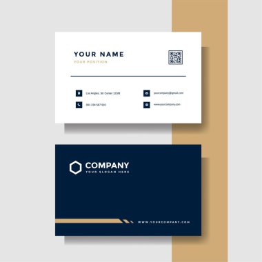 Profesyonel yaratıcı kartvizit vektör şablonu