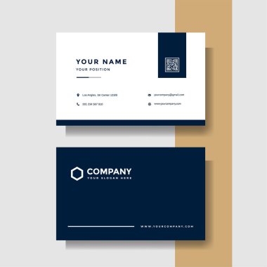 Profesyonel yaratıcı kartvizit vektör şablonu