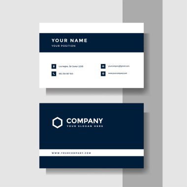 Profesyonel yaratıcı kartvizit vektör şablonu