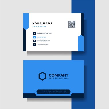 Profesyonel yaratıcı kartvizit vektör şablonu