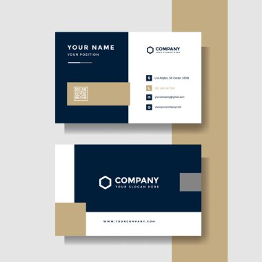 Profesyonel yaratıcı kartvizit vektör şablonu