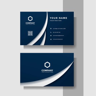 Profesyonel yaratıcı kartvizit vektör şablonu