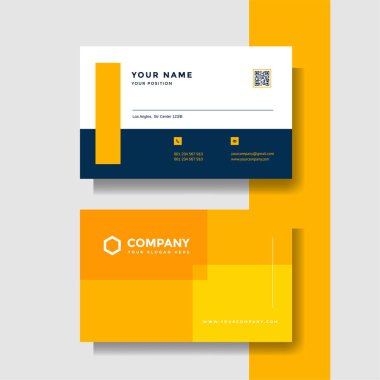 Profesyonel yaratıcı kartvizit vektör şablonu