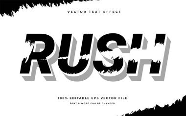 hızlı düzenlenebilir metin efekti