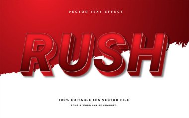 hızlı düzenlenebilir metin efekti