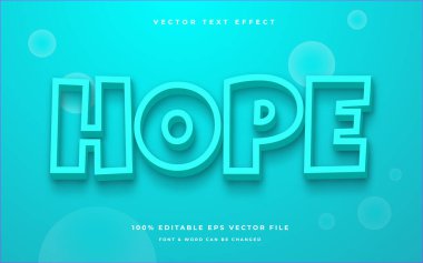 Umarım modern düzenlenebilir metin efekti