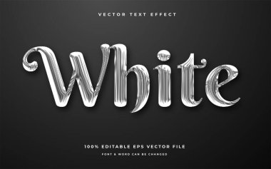 Metal düzenlenebilir metin efekti