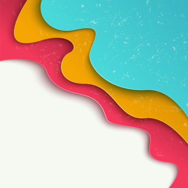 Set arrows in the form of paper stickers