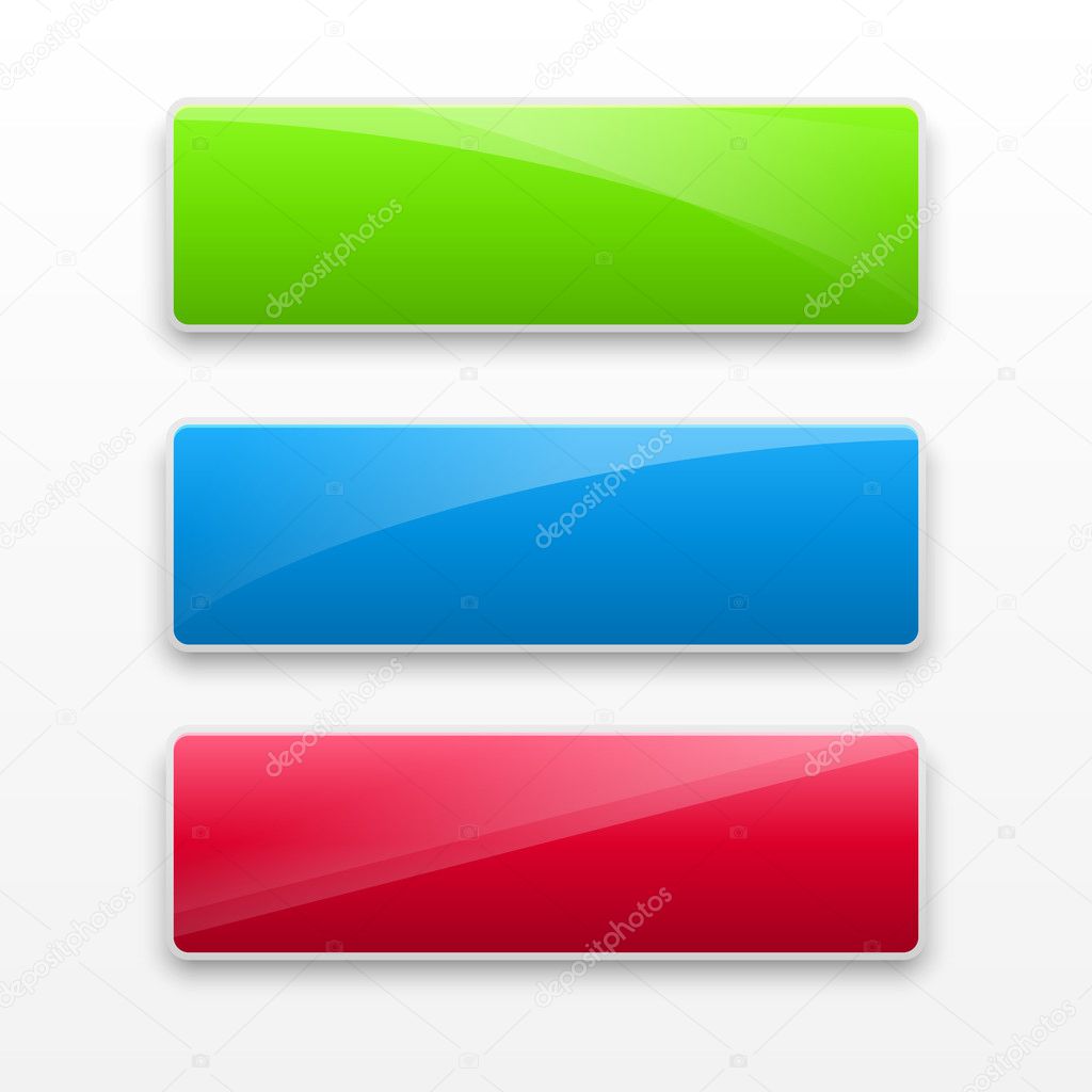Vector illustration of download buttons.
