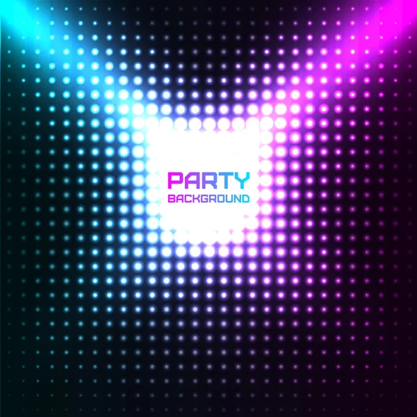 Shiny Disco Party Background Vector Design — Stock Vector