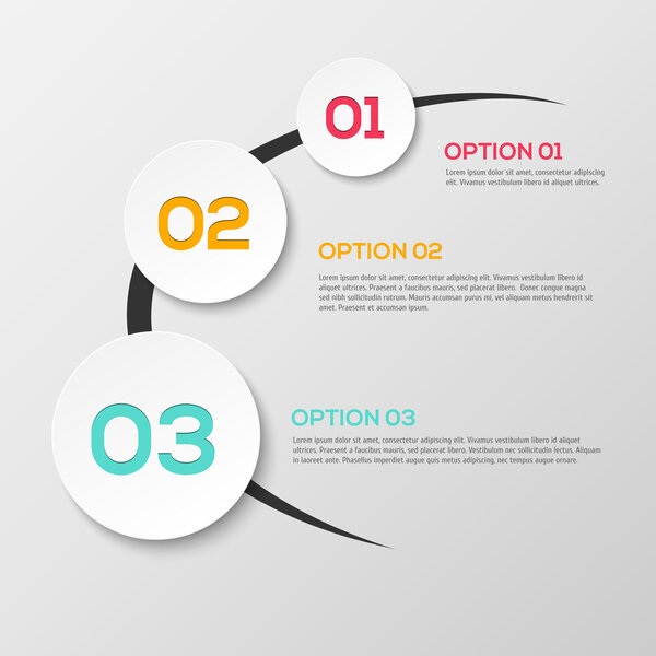 3d background for options choice