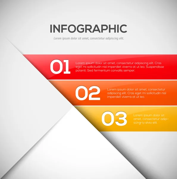 Mall för informationsgrafisk design — Stock vektor