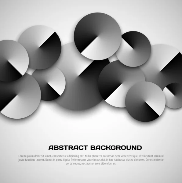 Abstraktes geometrisches Design in 3D — Stockvektor