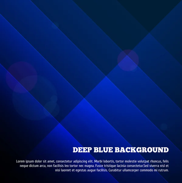 Głęboki niebieski tło — Wektor stockowy