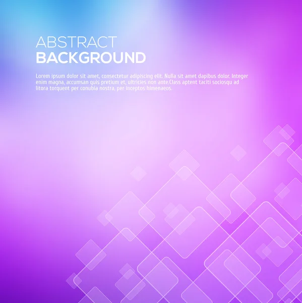 Růžové pozadí abstraktní s transparentní čtverce. — Stockový vektor